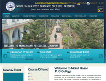 Tablet Screenshot of mhpgcollegejnp.com